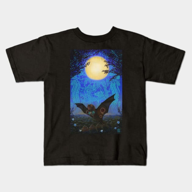 Camazotz Kids T-Shirt by jeriraeart